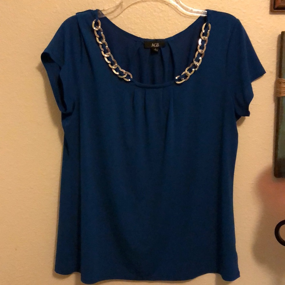 AGB blue tunic